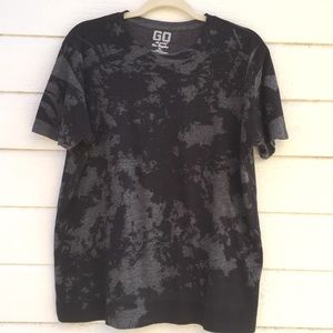 Go jeans | black and gray embellished tee shirt XL